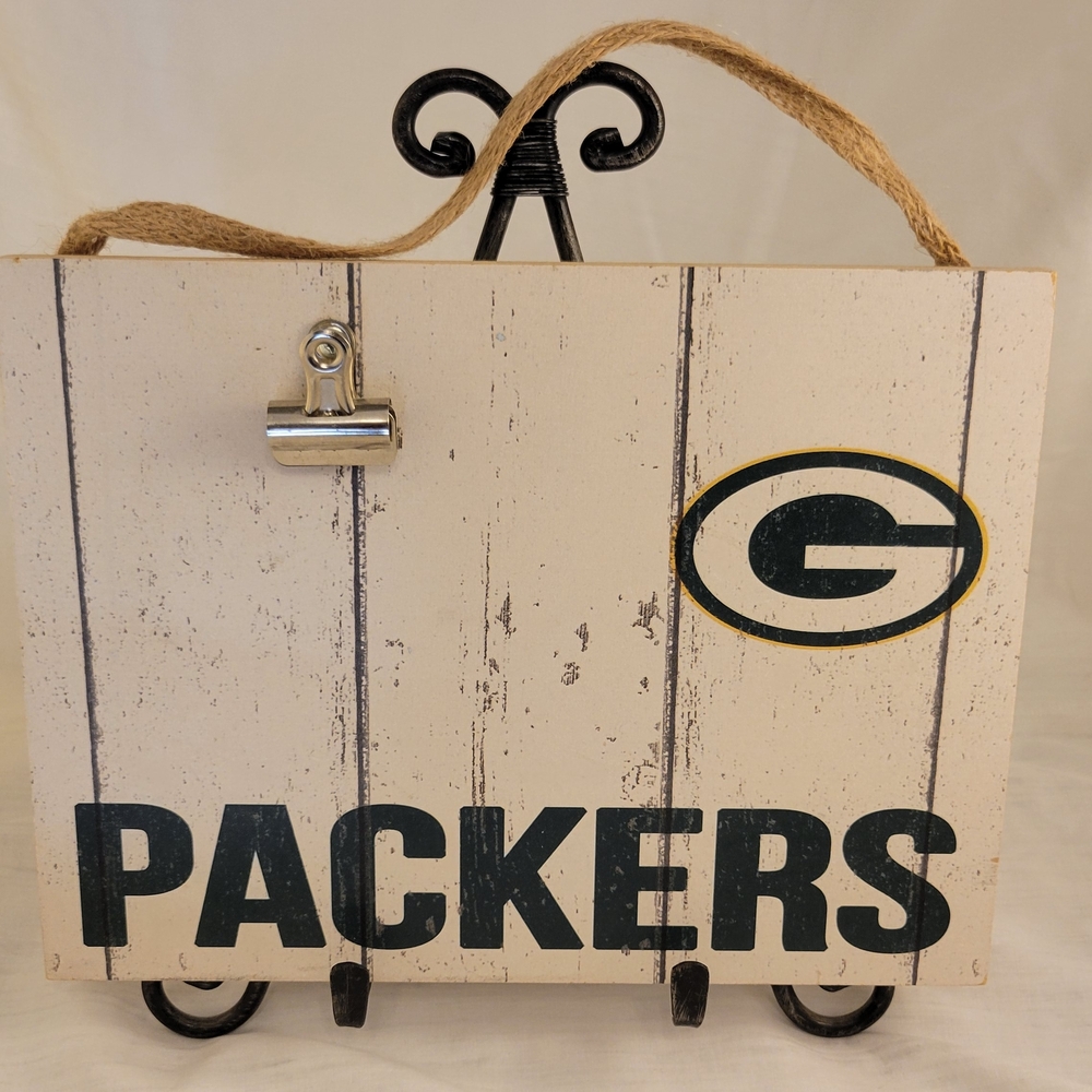 Green Bay Packers Wall Decor Sign And Photo Holder